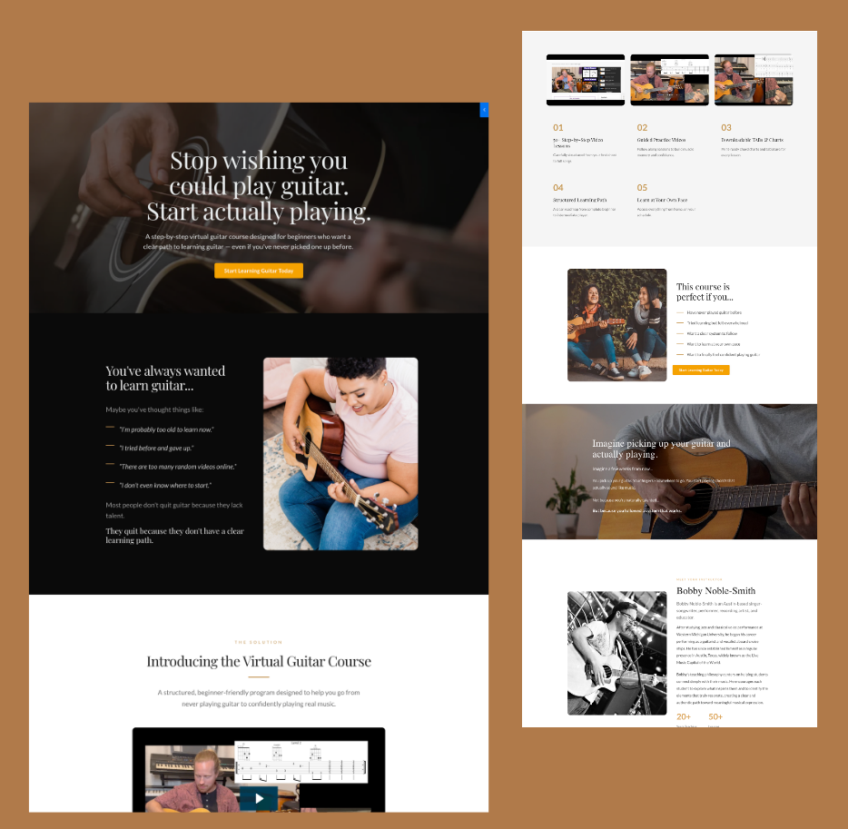 Virtual Guitar Course