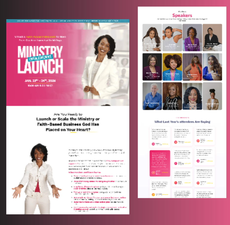 Ministry Launch Conference